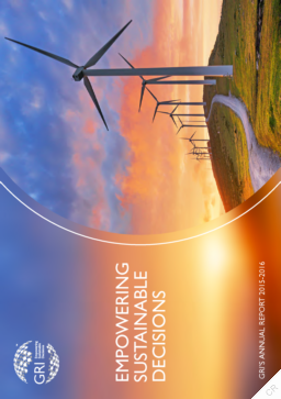 Global Reporting Initiative - GRI’S Annual Report 2015-2016. Empowering Sustainable Decisions