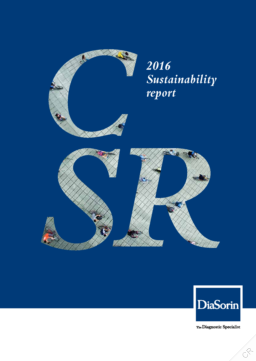 DiaSorin SpA - Sustainability Report 2016