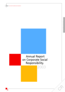 Iberia Líneas Aéreas de España SA - Annual Report on Corporate Social Responsibility 2003