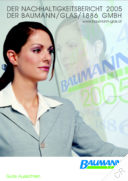 Baumann/Glas/1886 GmbH - Der Nachhaltigkeitsbericht 2005 der Baumann/Glas/1886 GmbH