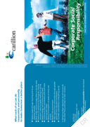 Carillion plc - Our 2004 Sustainability Overview. Corporate Social Responsibility