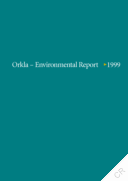 Orkla ASA - Orkla - Environmental Report 1999