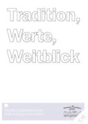 Stift Schägl - Nachhaltigkeitsbericht Stift Schlägl 2003/2004